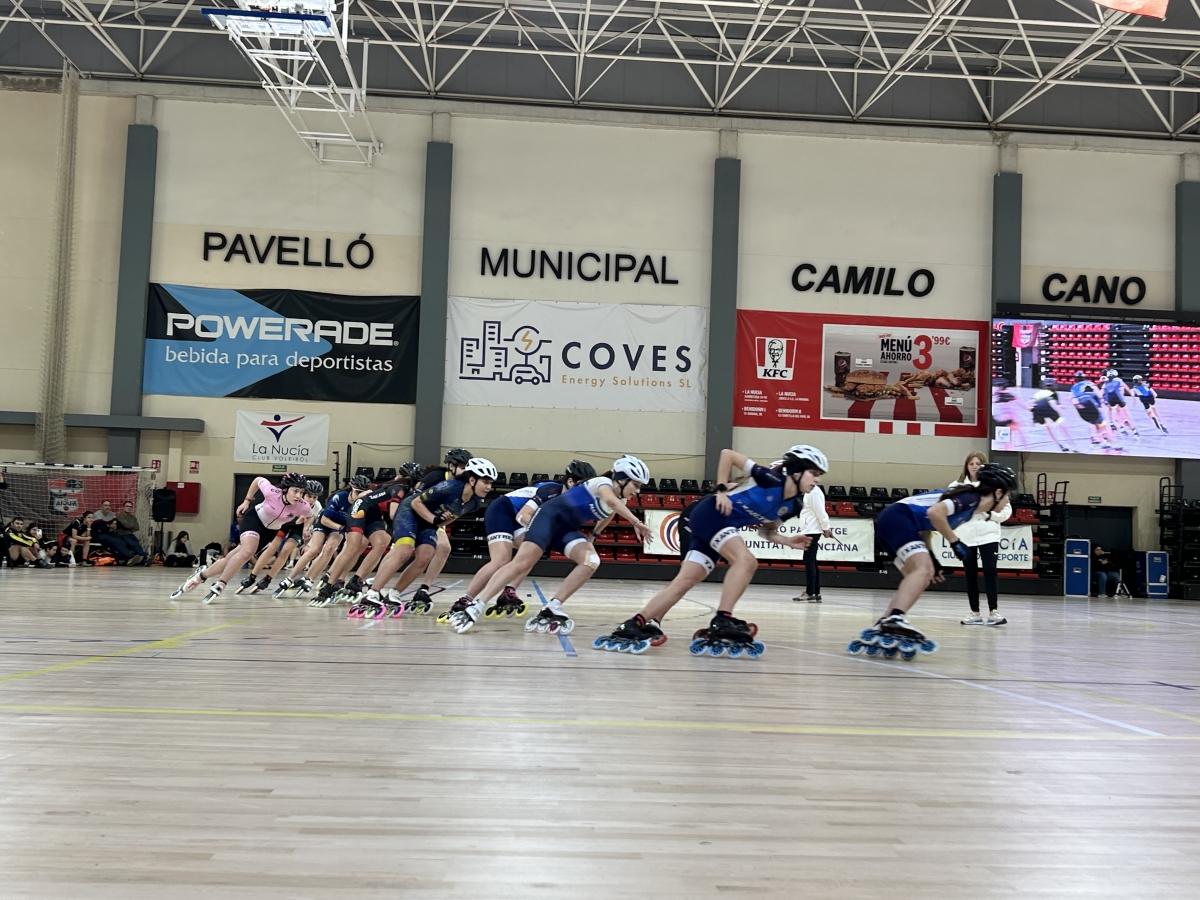 138 deportistas participan en el Nacional de Patinaje de Velocidad en La Nucía