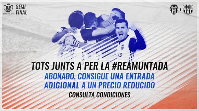 Nueva medida del Valencia para llenar Mestalla ante el Barça