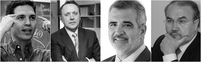 Adolfo Utor, Joan Castells, Pedro Solbes e Iñaki Berenguer, Premios Forinvest 2018