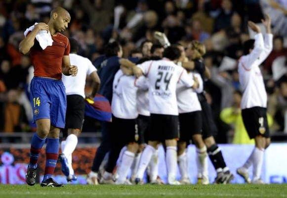 El Valencia superó las dos últimas eliminatorias con la ida en el Camp Nou