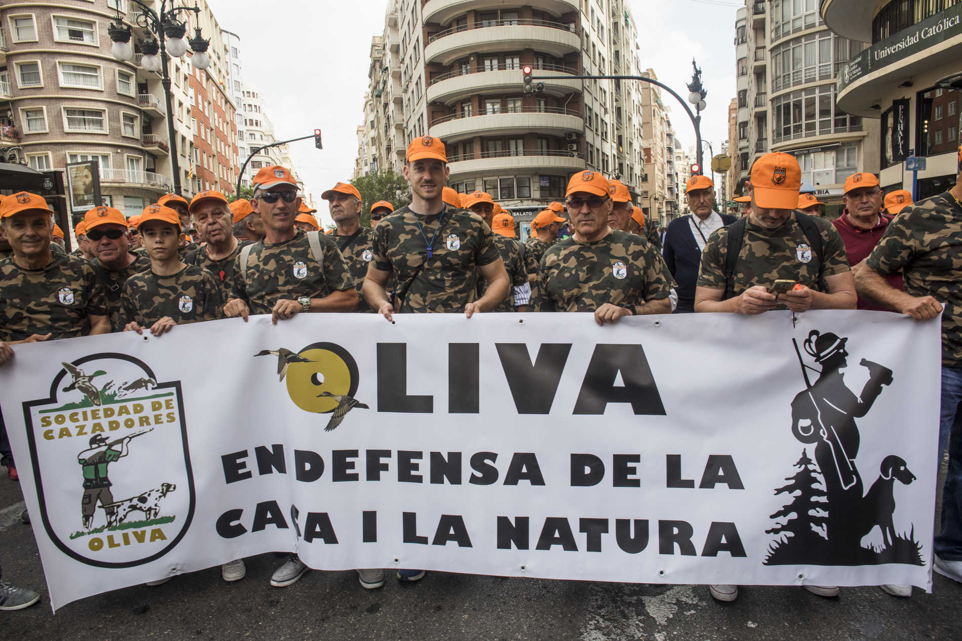 Marcha en defensa de la caza y el mundo rural (FOTOS: EVA MÁÑEZ)