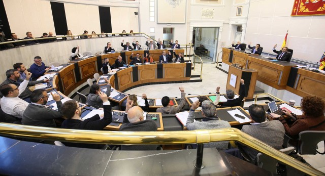 El PP y el tránsfuga Sepulcre evitan el debate sobre el futuro de Camps en la Diputación de Alicante