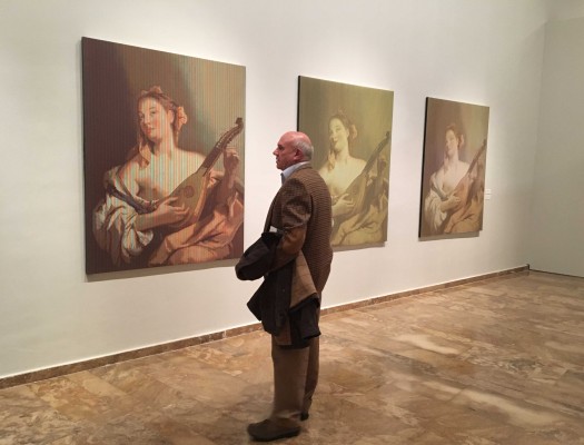 Armengol reinventa el rococó de Tiepolo amb una mostra pictòrica i pixelada