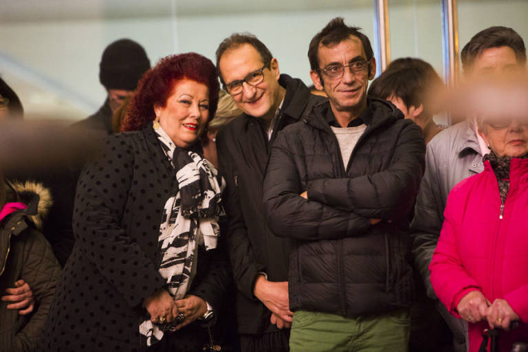 Foto: Consuelo Císcar junto a Juan José Bría, ambos imputados. - 