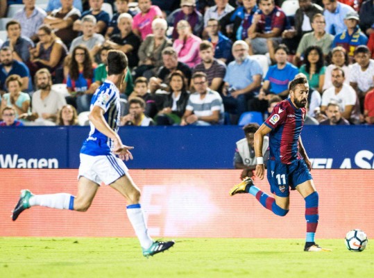 
El Levante ha igualado en más de la mitad de las visitas a la Real Sociedad