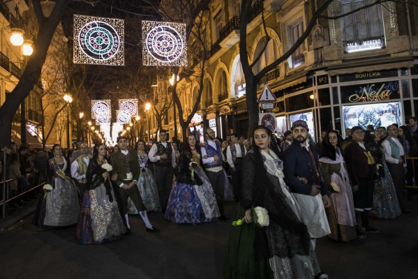 Fallas 2018: Ofrenda a la Virgen (segunda jornada) Fotos: EVA MÁÑEZ
