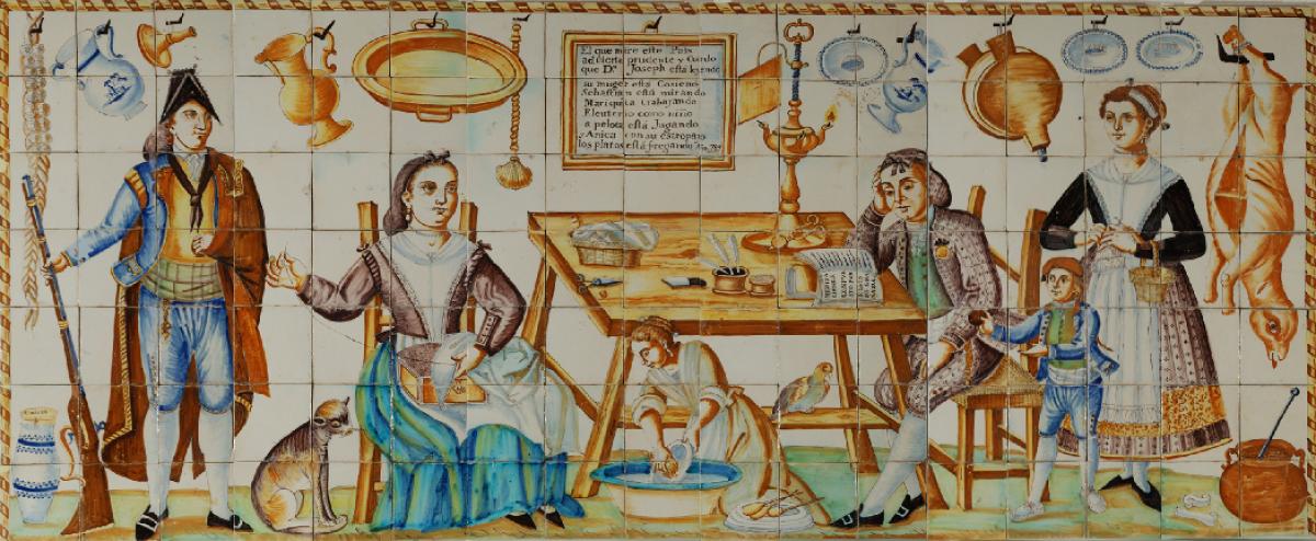 Panel de cocina del Museo Nacional de Cerámica  - 