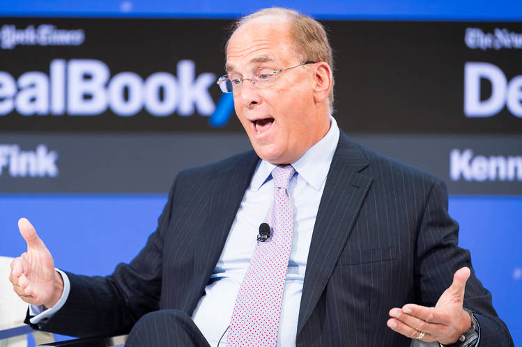 Larry Fink, presidente y fundador de BlackRock - 