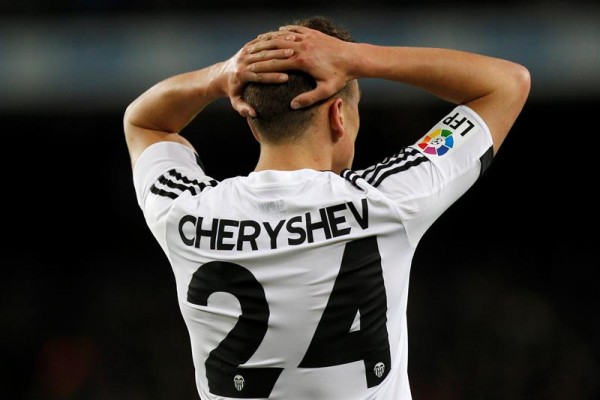 Cheryshev se estrena en una noche para olvidar