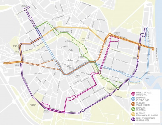 Todos los cambios de la EMT en un vistazo