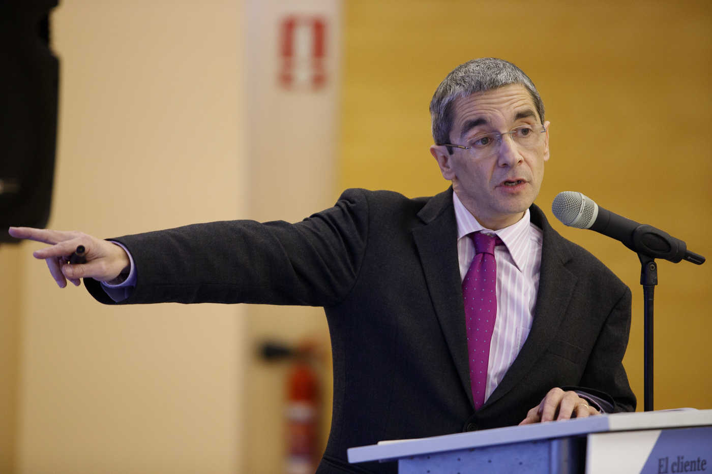 Maudos durante su intervención. Foto: PEPE OLIVARES. - 