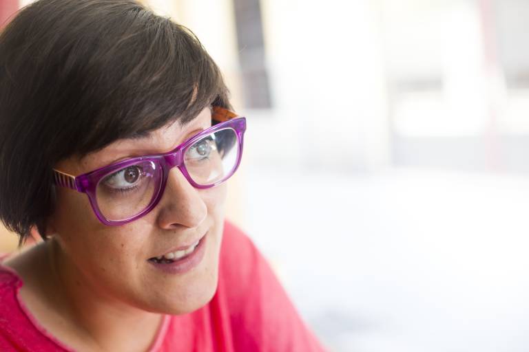 Marta Sorlí, de Compromís, ha sido la defensora de la propuesta. Foto: EVA MÁÑEZ  - 