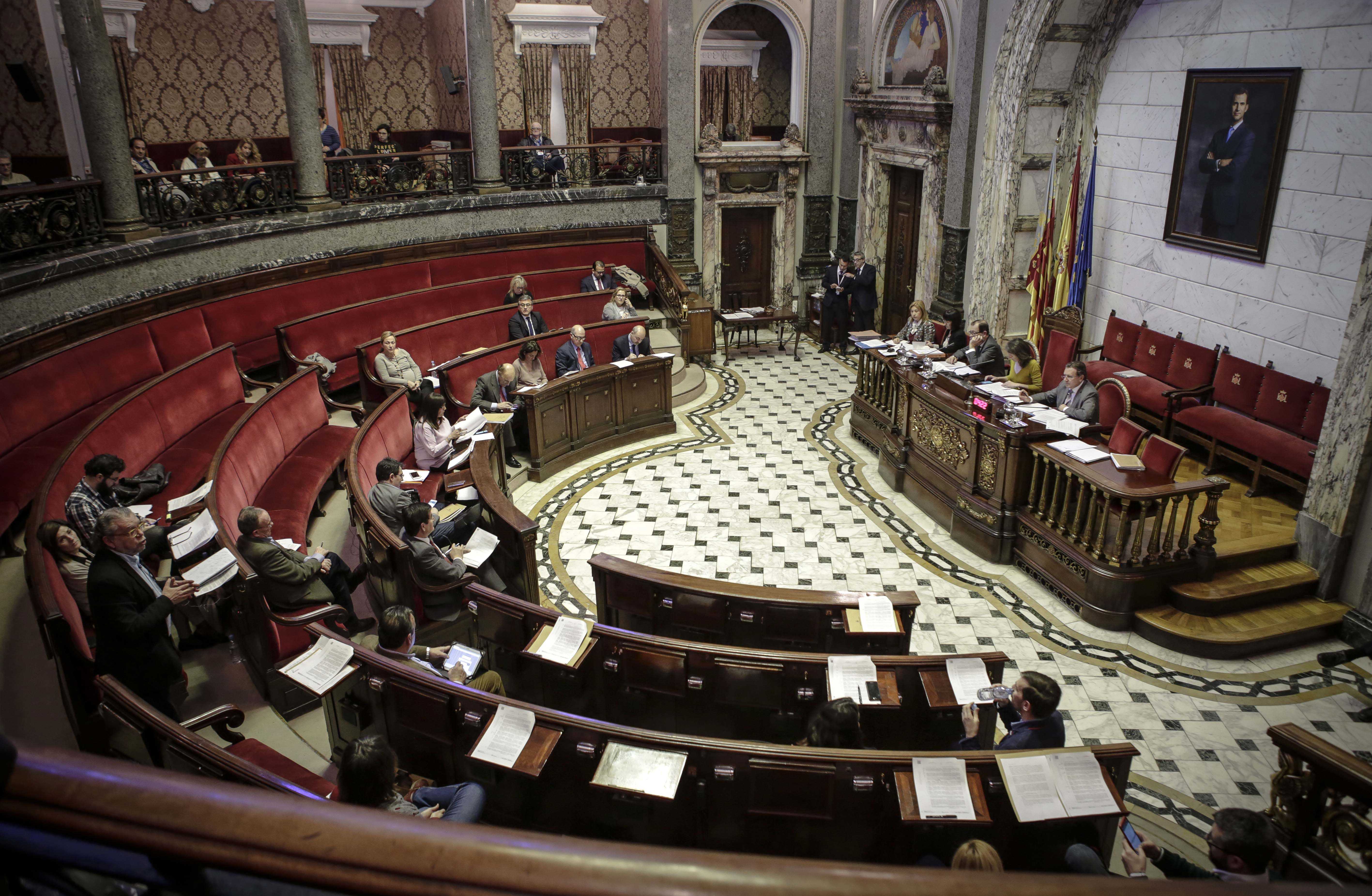 Un momento del pleno celebrado este jueves. Foto: AYTO DE VLC. - 