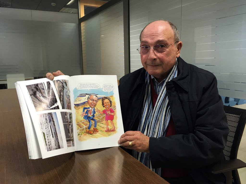 Juan Romero Moya, autor del llibret de la Falla El Charco de Catarroja. Foto: VP - 