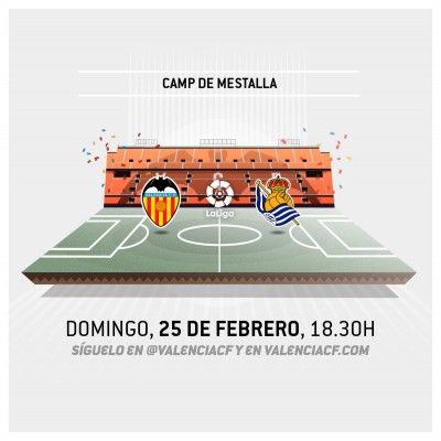 Sigue en directo el Valencia CF - Real Sociedad