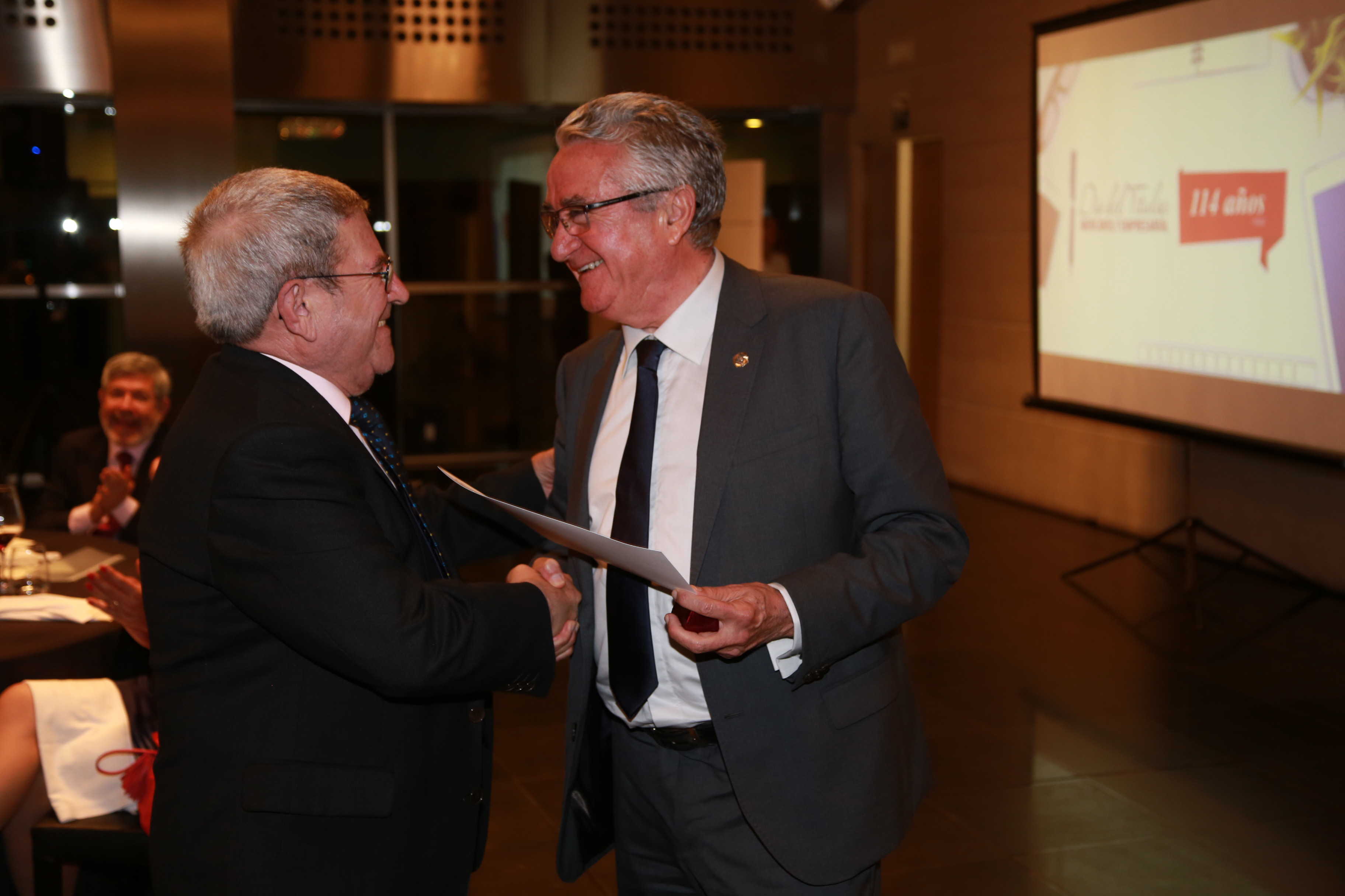 Cena de gala del 114 aniversario de Comeva