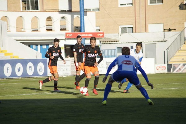 El Valencia Mestalla conquista El Collao y se instala en la zona noble