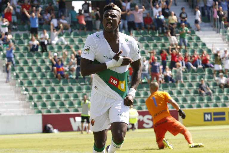 El Elche perderá a Sory Kaba por sanción para el encuentro ante el Llagostera