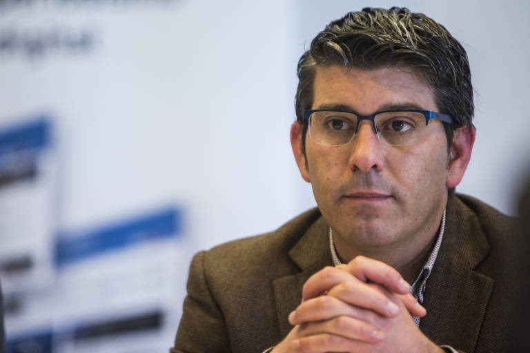 El presidente de la Diputación de Valencia y portavoz del PSPV, Jorge Rodríguez. Foto: EVA MÁÑEZ - 