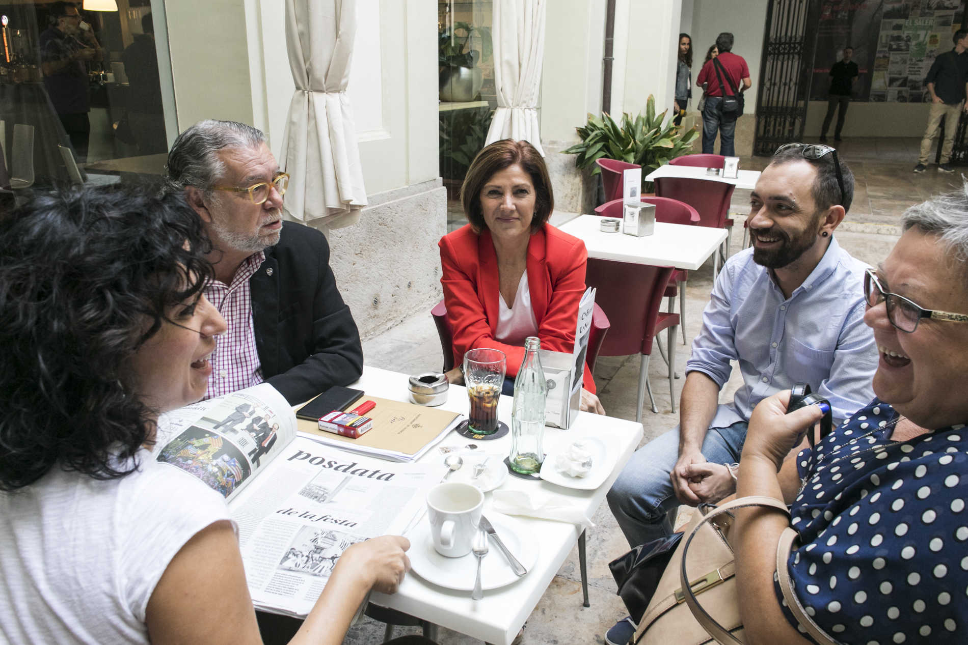 El Gobierno municipal elige La Nau para celebrar su tercer encuentro (Fotos: EVA MÁÑEZ)