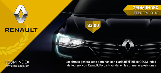  Renault y el Peugeot 508 se sitúan como la marca y el modelo más valorados en la red