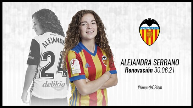 El Valencia Femenino renueva a Alejandra Serrano hasta 2021