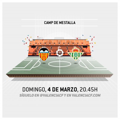 Sigue en directo el Valencia CF - Betis