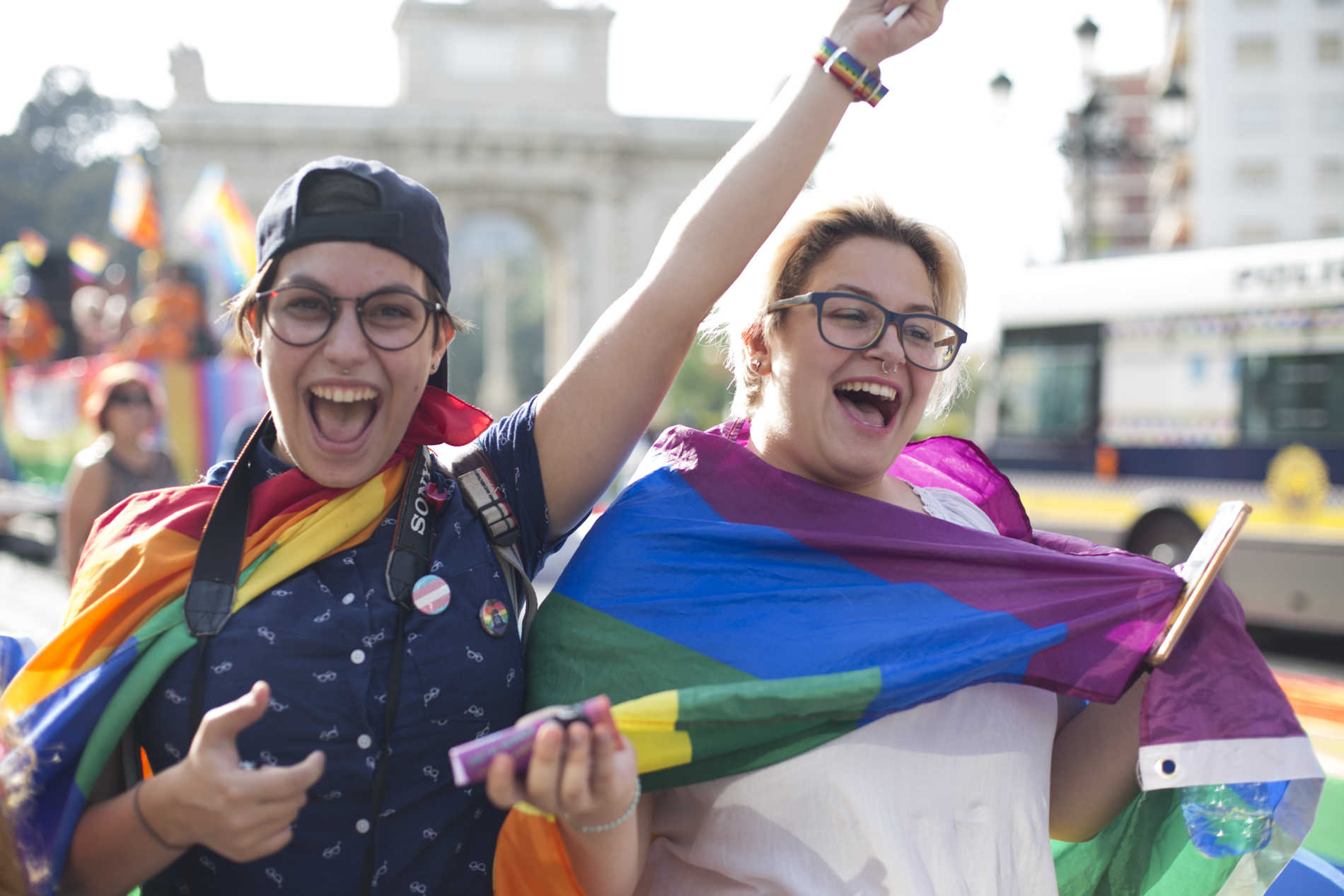 La manifestació de l'Orgull a València 2017 (Fotos: ESTRELLA JOVER)