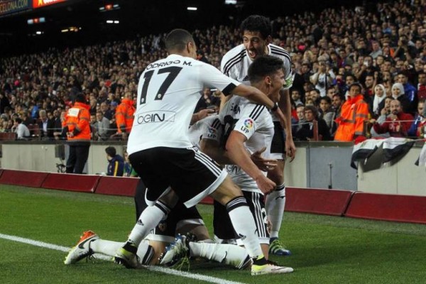 El Valencia no gana al Barcelona a domicilio desde 2016
