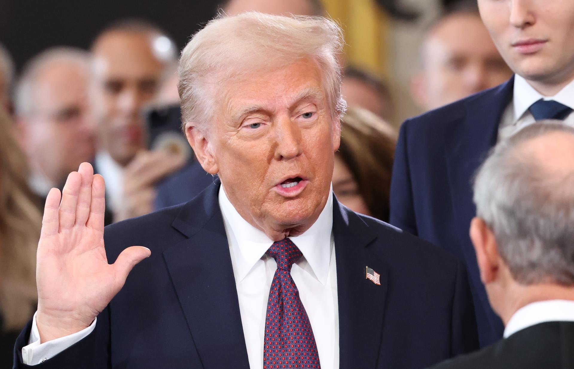 Donald Trump jura su cargo como 47º presidente de Estados Unidos