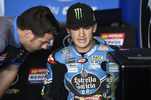 Bagnaia y Canet, los más rápidos en Moto2 y Moto3 en los últimos entrenamientos en Jerez