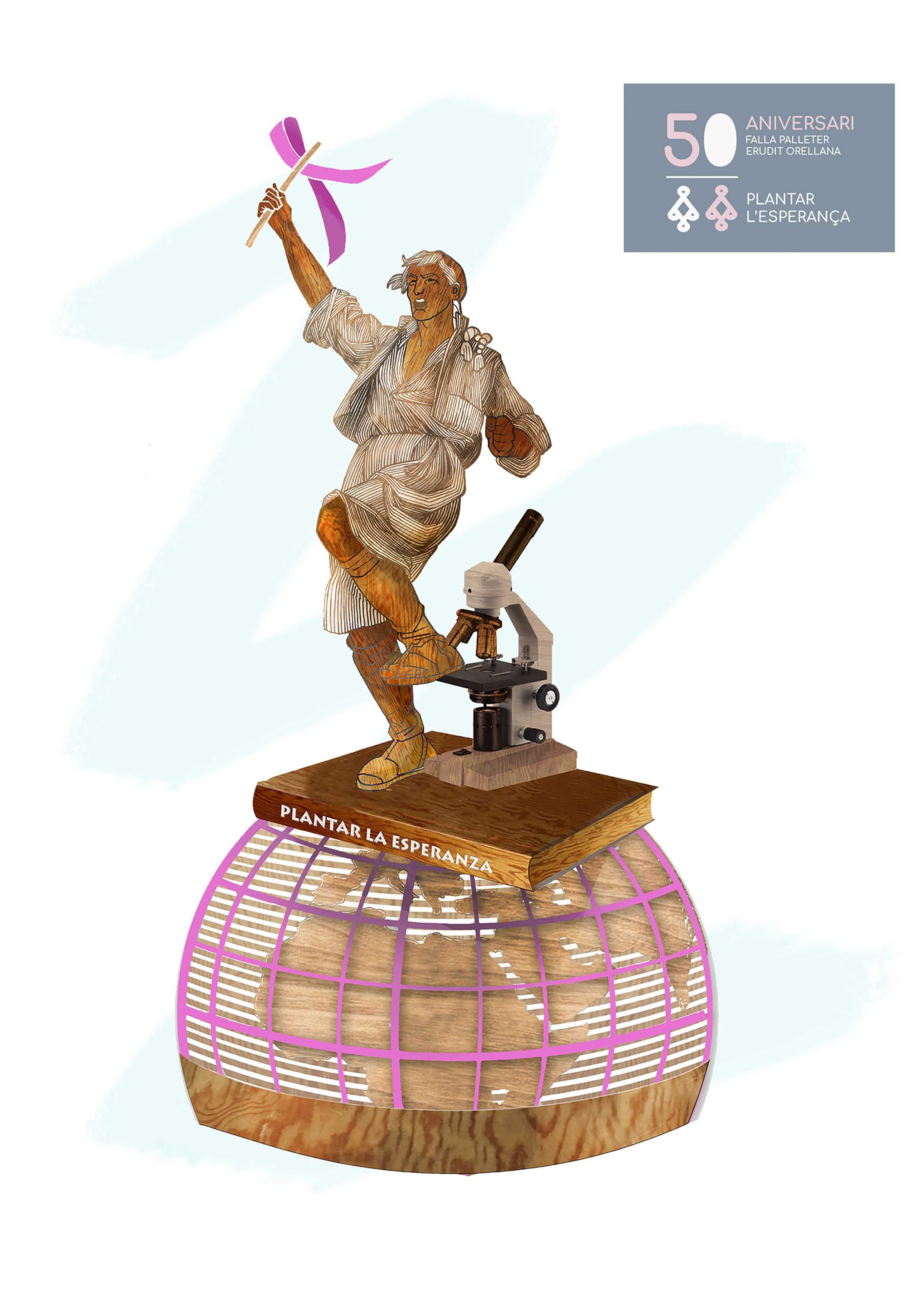 200 mujeres afectadas por cáncer de mama plantarán una falla para recaudar fondos