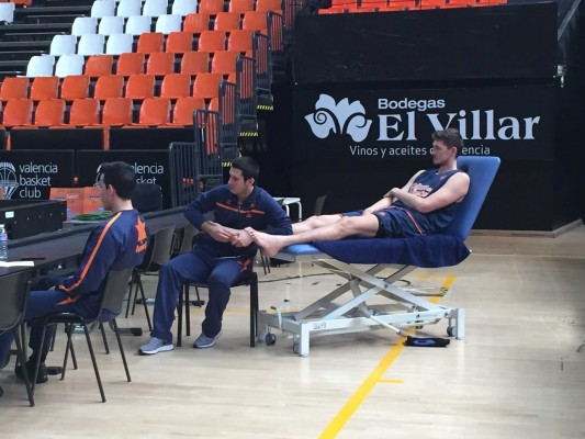 Valencia Basket volverá a tener mañana 12 jugadores del primer equipo