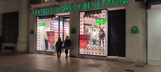 Benetton plantea un ERE con 169 despidos y el cierre de dos tiendas en Alfafar y Gandía