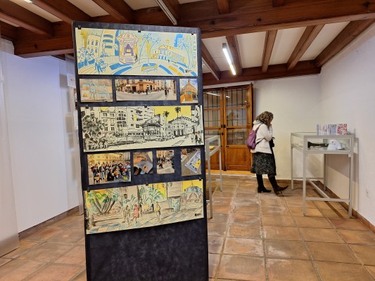 Llevar los monumentos de Castelló al papel: Urban Sketchers cumple cinco años de dibujo en la calle