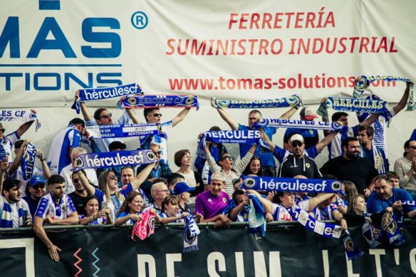 Los aficionados del Hércules protagonizarán un desplazamiento más propio de un 'play-off'