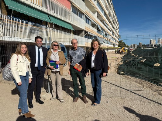 Alicante ultima la nueva explanada en Serra Grossa-Albufereta con obras por 500.000 euros 