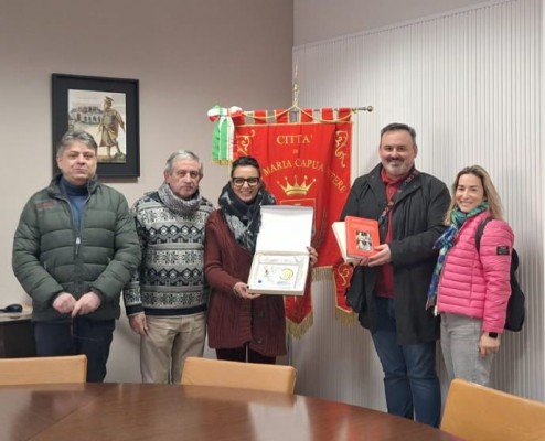 Dos murcianos viajan a Santa María Capua Vetere para ahondar en el origen de la familia Salzillo en Italia