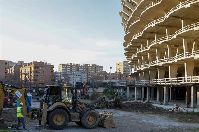 El Valencia CF reinicia las obras del Nou Mestalla 16 años después