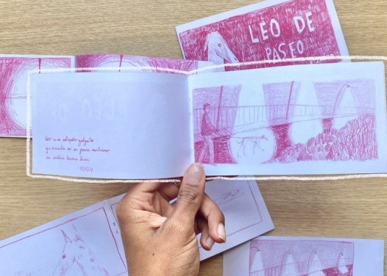 La ilustradora molinense Otikito vuelve a sacar a 'Leo de paseo': lo convierte en un fanzine con continuidad