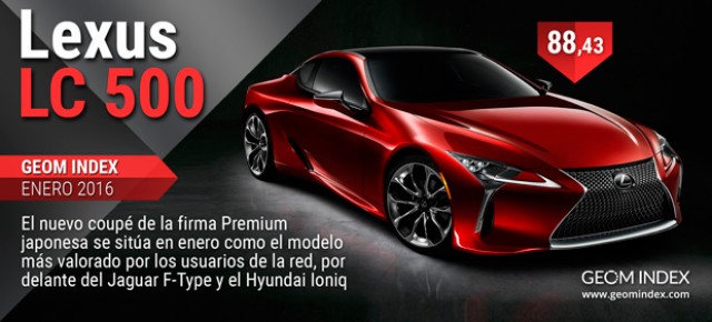 El Lexus LC 500 se destapa en Detroit y fascina a los internautas españoles
