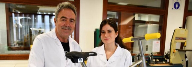 Una estudiante de la UPV en Alcoy diseña una bicicleta que se adapta a niños de 2 a 7 años
