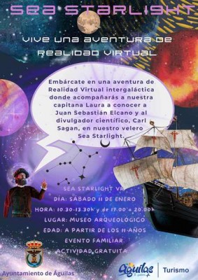 El Arqueológico de Águilas acoge una aventura gratuita de realidad virtual para viajar por las galaxias