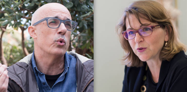 Julià Álvaro y Elena Cebrián. Foto: ESTRELLA JOVER - 