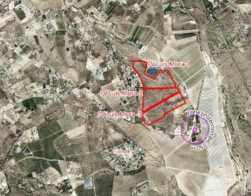 Medio Ambiente allana el viejo proyecto solar de Himin en Torrellano, ahora menor, de 13,5 hectáreas