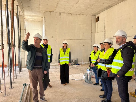 Las obras del nuevo colegio Rosario Pérez de la Vall d'Uixó avanzan y estarán finalizadas este 2025