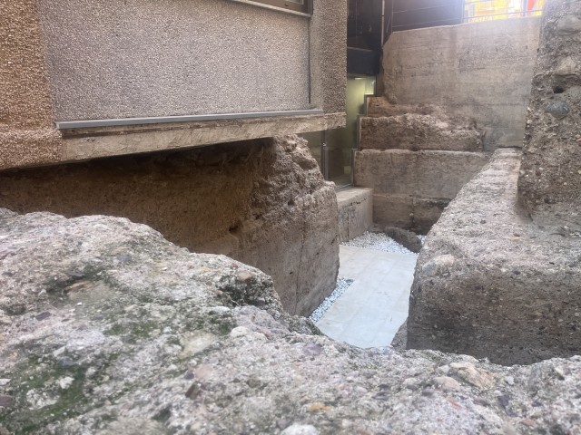 La muralla de Sagasta abre al público como sede del Murcia Tres Culturas tras décadas en desuso