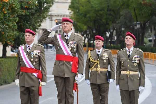 La Pascua Militar de Valencia homenajea la labor de las Fuerzas Armadas en la Dana