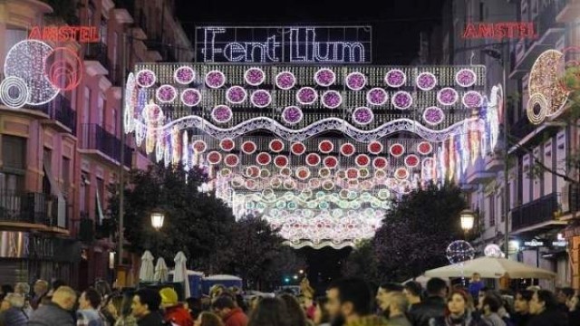 Cuba-Puerto Rico se alza con el primer premio de las calles iluminadas en las Fallas 2018