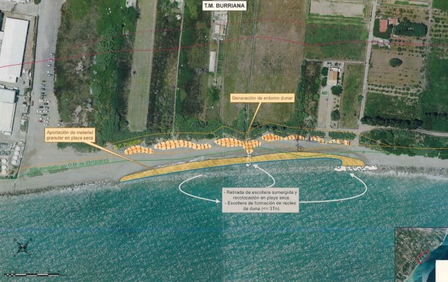 Burriana expone a los vecinos de Santa Bárbara las obras de regeneración y creación de una playa